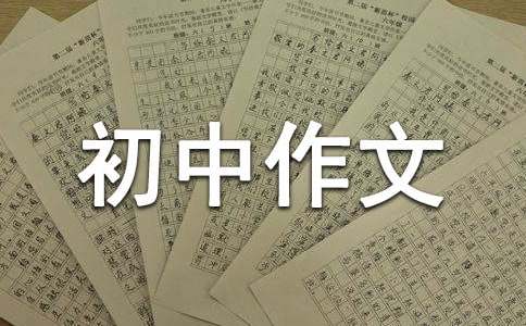 【精华】初中作文汇总八篇