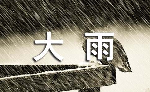 小学作文：一场大雨