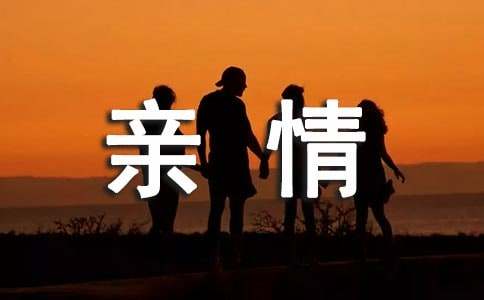 亲情高中作文