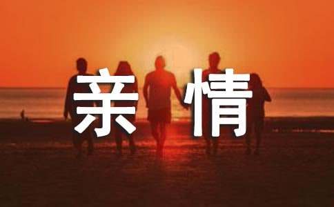 亲情的初中作文600字